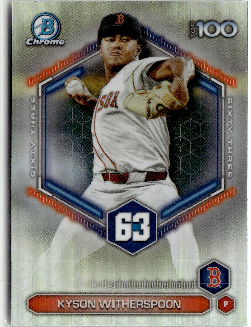 2026 Bowman Kyson Witherspoon Bowman Scouts' Top 100 #BTP-63 Boston Red Sox
