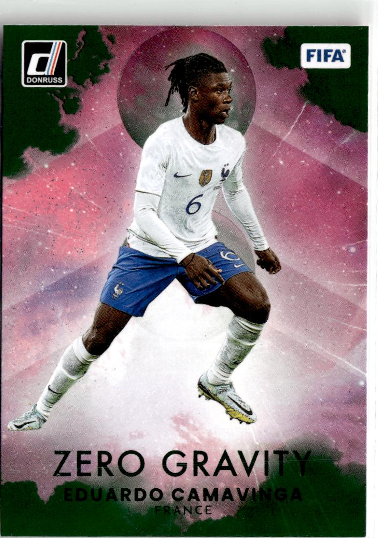 2022-23 Donruss Eduardo Camavinga Zero Gravity Green #8 France