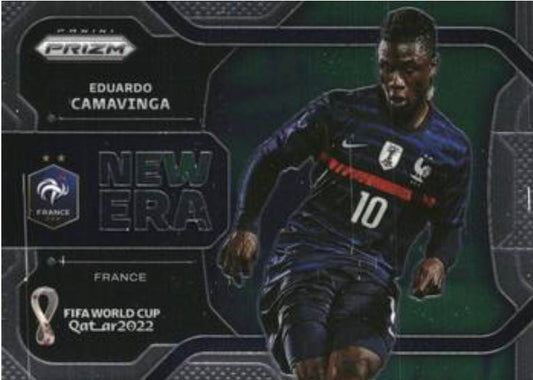 2022 Panini Prizm FIFA World Cup Eduardo Camavinga New Era #22 France
