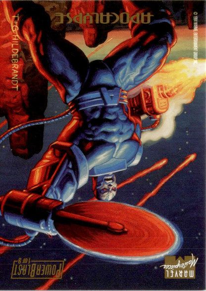 1994 Fleer Marvel Masterpieces Hildebrandt Brothers #1 Apocalypse PowerBlast