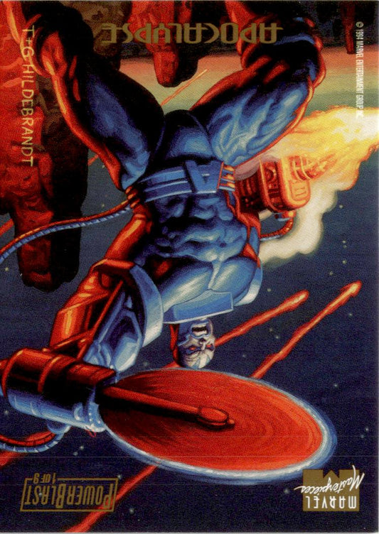 1994 Fleer Marvel Masterpieces Hildebrandt Brothers #1 Apocalypse PowerBlast