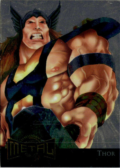 1995 Metal Marvel #15 Thor Gold Blasters