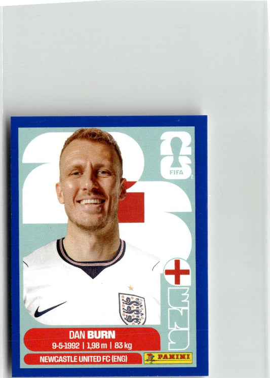 2026 Panini FIFA World Cup Stickers Dan Burn Blue #ENG8 England