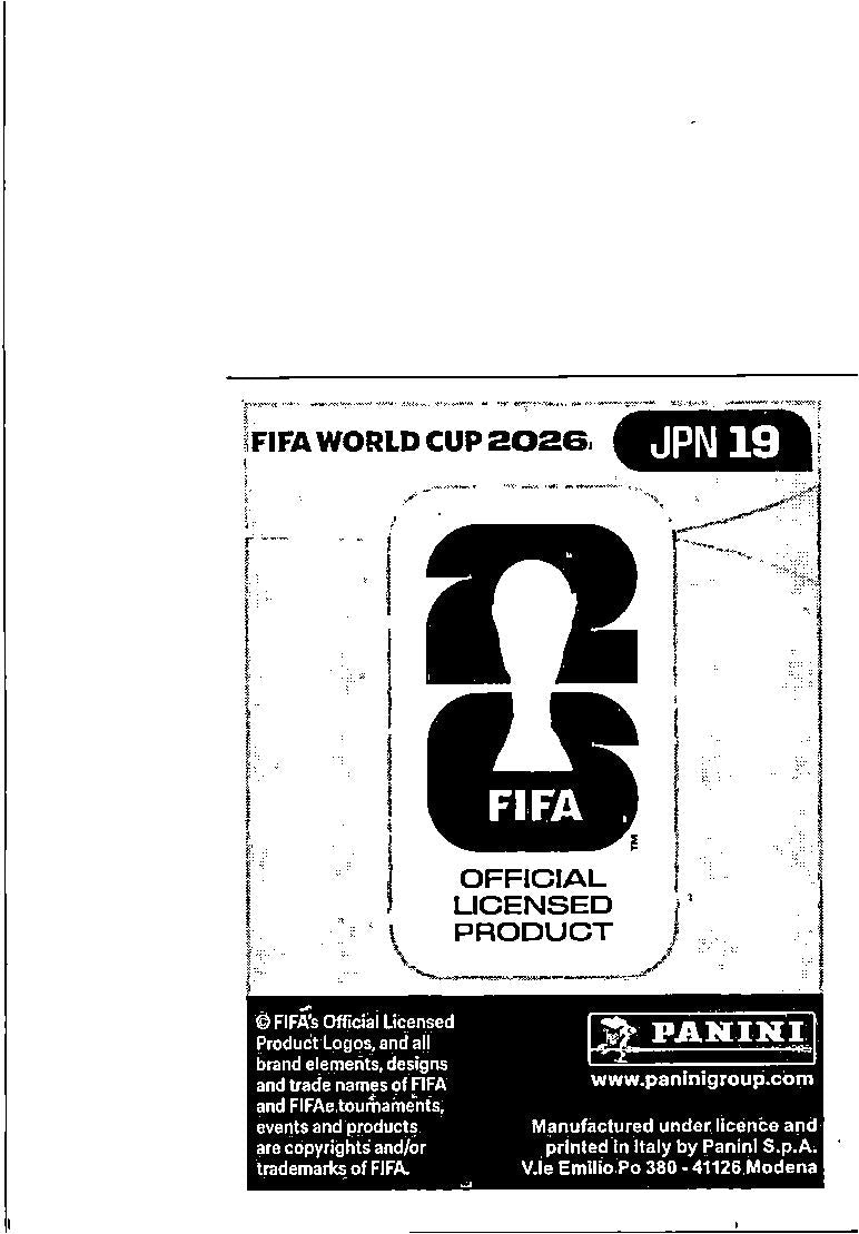 2026 Panini FIFA World Cup Stickers Koki Ogawa Blue #JPN19 Japan