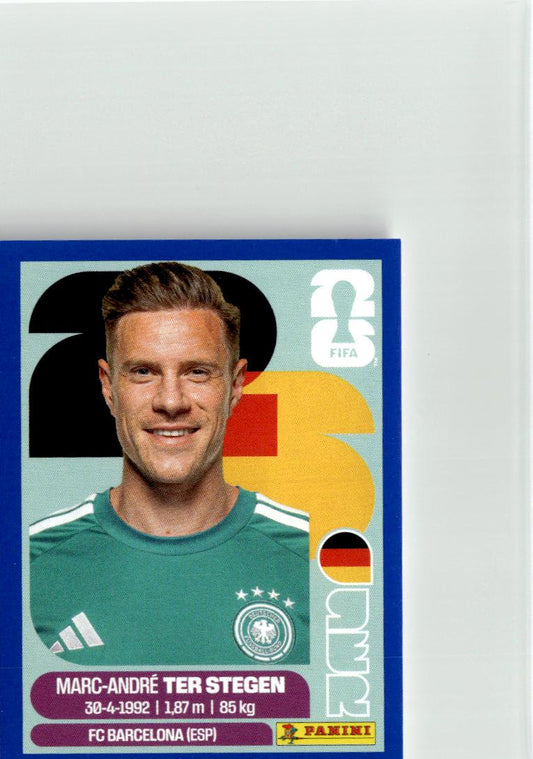 2026 Panini FIFA World Cup Stickers Marc-André ter Stegen Blue #GER2 Germany