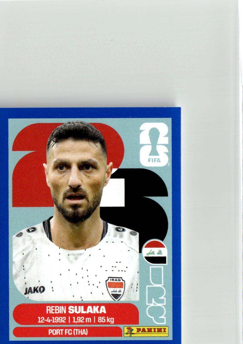 2026 Panini FIFA World Cup Stickers Rebin Sulaka Blue #IRQ3 Iraq