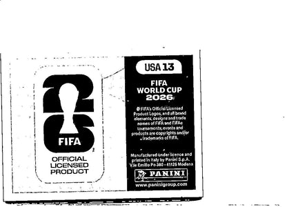 2026 Panini FIFA World Cup Stickers Team Photo Blue #USA13 USA