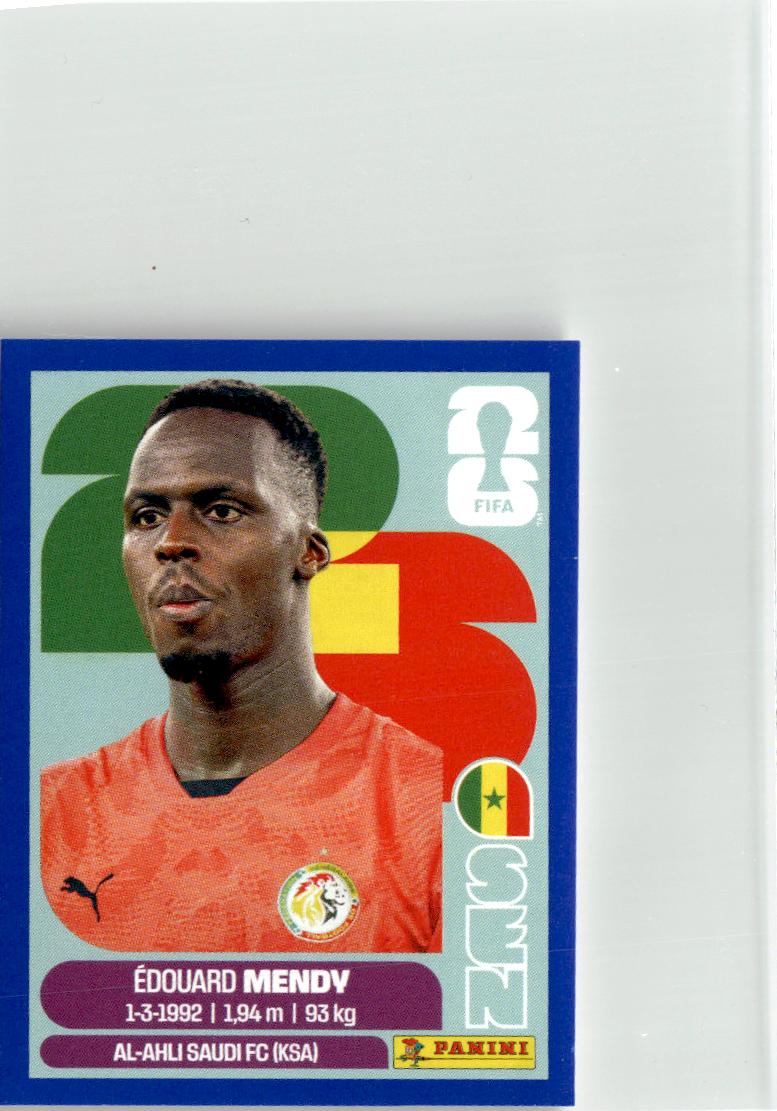 2026 Panini FIFA World Cup Stickers Edouard Mendy Blue #SEN2 Senegal