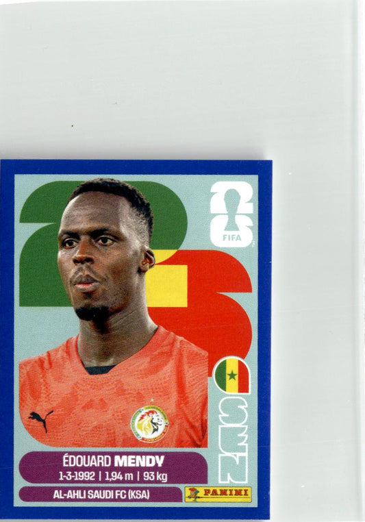 2026 Panini FIFA World Cup Stickers Edouard Mendy Blue #SEN2 Senegal