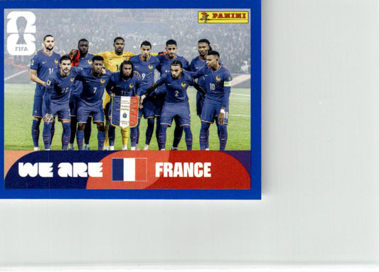 2026 Panini FIFA World Cup Stickers Team Photo Blue #FRA13 France