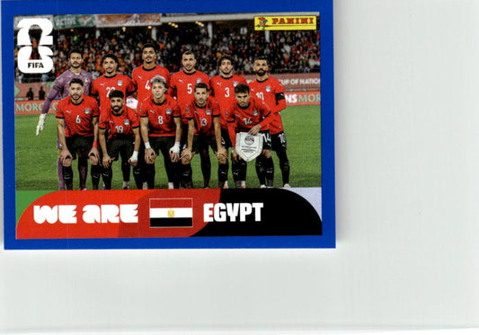 2026 Panini FIFA World Cup Stickers Team Photo Blue #EGY13 Egypt