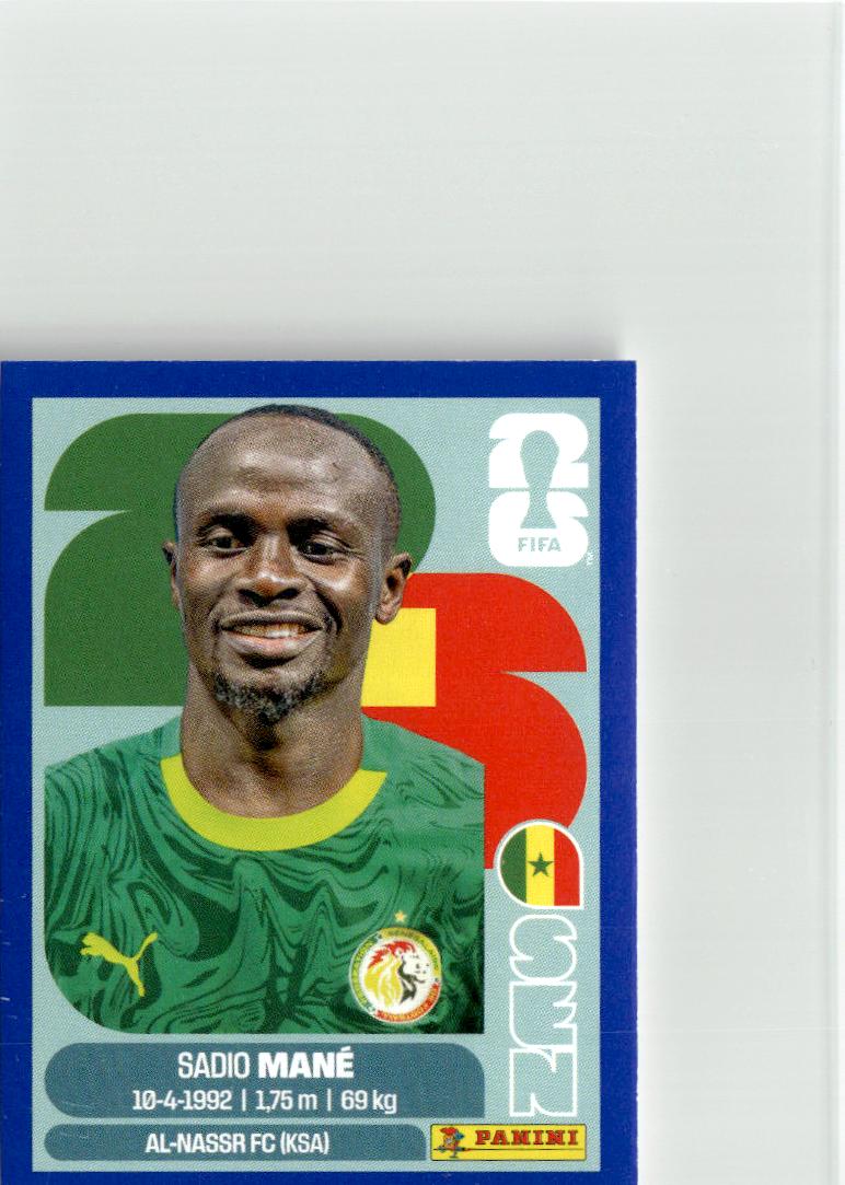 2026 Panini FIFA World Cup Stickers Sadio Mane Blue #SEN15 Senegal