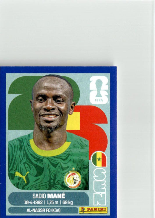 2026 Panini FIFA World Cup Stickers Sadio Mane Blue #SEN15 Senegal