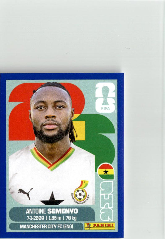 2026 Panini FIFA World Cup Stickers Antoine Semenyo Blue #GHA20 Ghana
