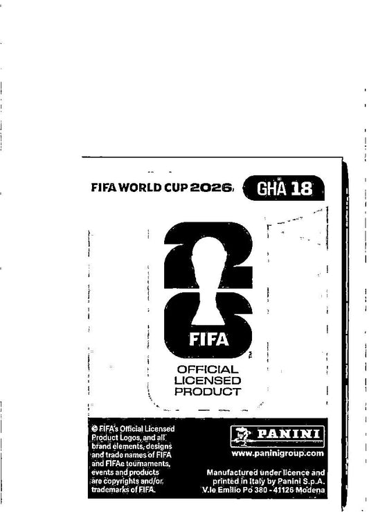 2026 Panini FIFA World Cup Stickers Joseph Paintsil Blue #GHA18 Ghana