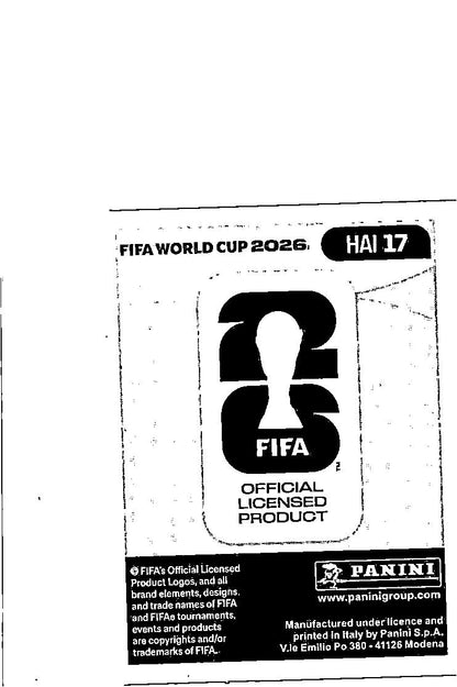 2026 Panini FIFA World Cup Stickers Ruben Providence Blue #HAI17 Haiti