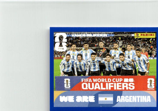 2026 Panini FIFA World Cup Stickers Team Photo Blue #ARG13 Argentina