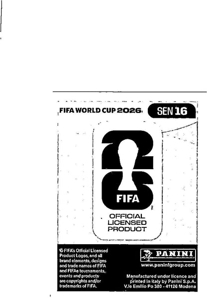 2026 Panini FIFA World Cup Stickers Ismaïla Sarr Blue #SEN16 Senegal