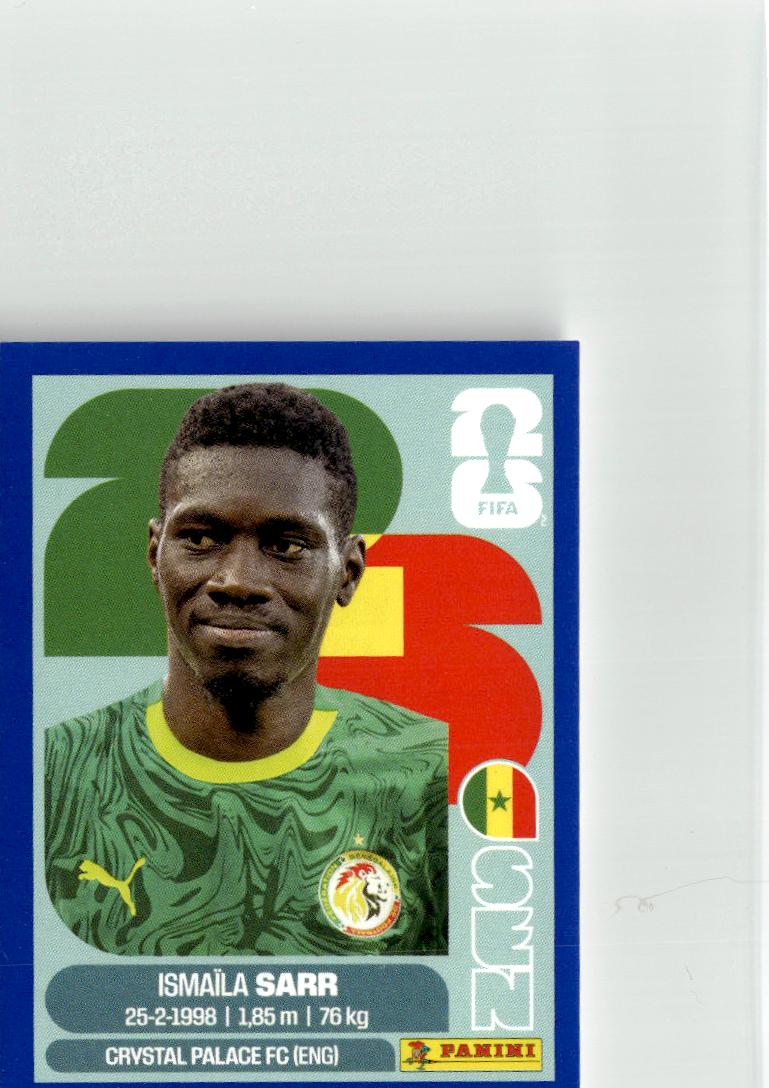 2026 Panini FIFA World Cup Stickers Ismaïla Sarr Blue #SEN16 Senegal