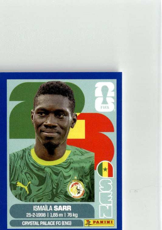 2026 Panini FIFA World Cup Stickers Ismaïla Sarr Blue #SEN16 Senegal