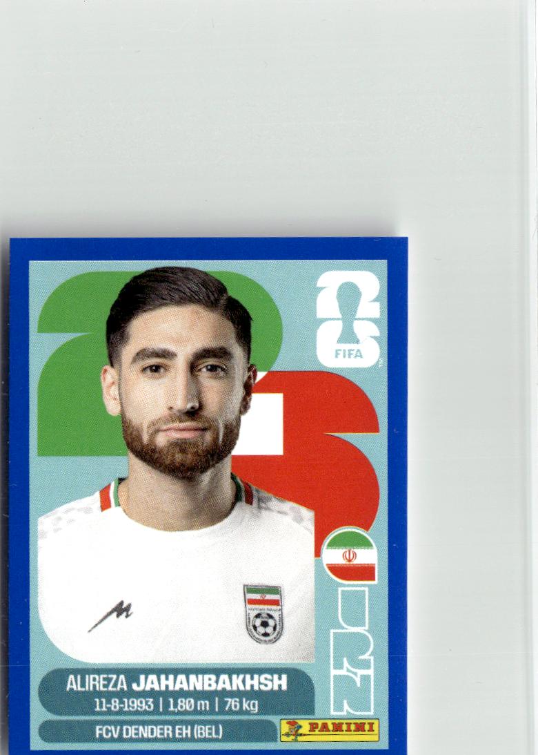 2026 Panini FIFA World Cup Stickers Alireza Jahanbakhsh Blue #IRN19 Iran