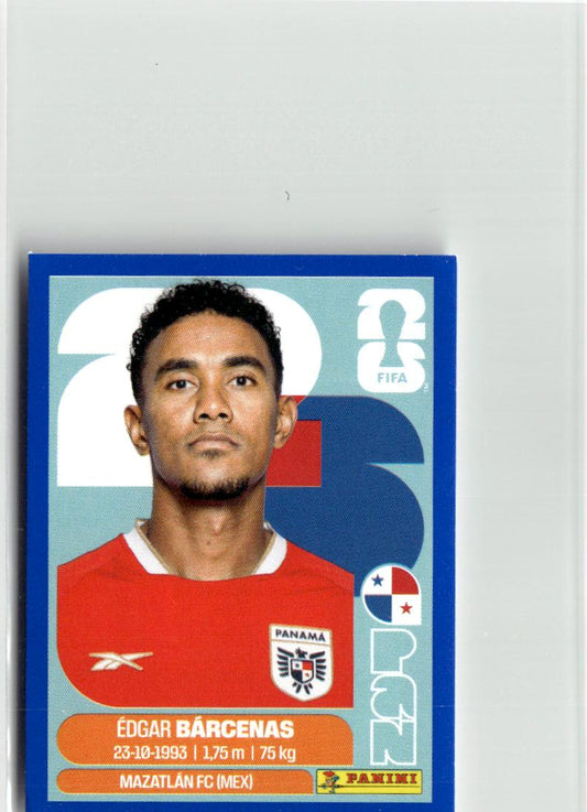 2026 Panini FIFA World Cup Stickers Édgar Bárcenas Blue #PAN14 Panama