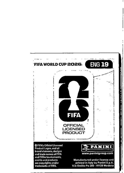 2026 Panini FIFA World Cup Stickers Marcus Rashford Blue #ENG19 England