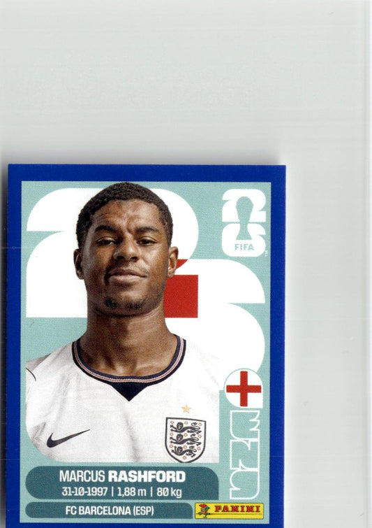 2026 Panini FIFA World Cup Stickers Marcus Rashford Blue #ENG19 England