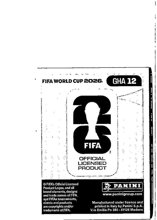 2026 Panini FIFA World Cup Stickers Kamaldeen Sulemana Blue #GHA12 Ghana