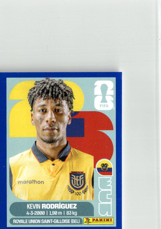 2026 Panini FIFA World Cup Stickers Kevin Rodriguez Blue #ECU19 Ecuador