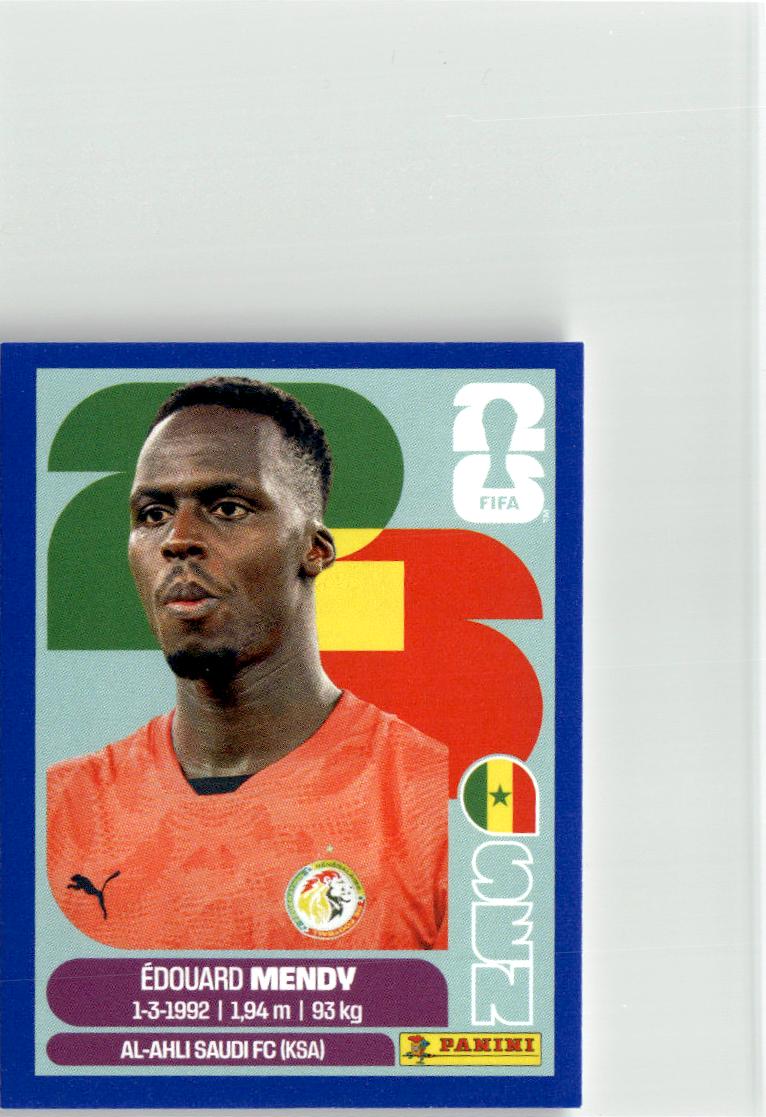 2026 Panini FIFA World Cup Stickers Edouard Mendy Blue #SEN2 Senegal