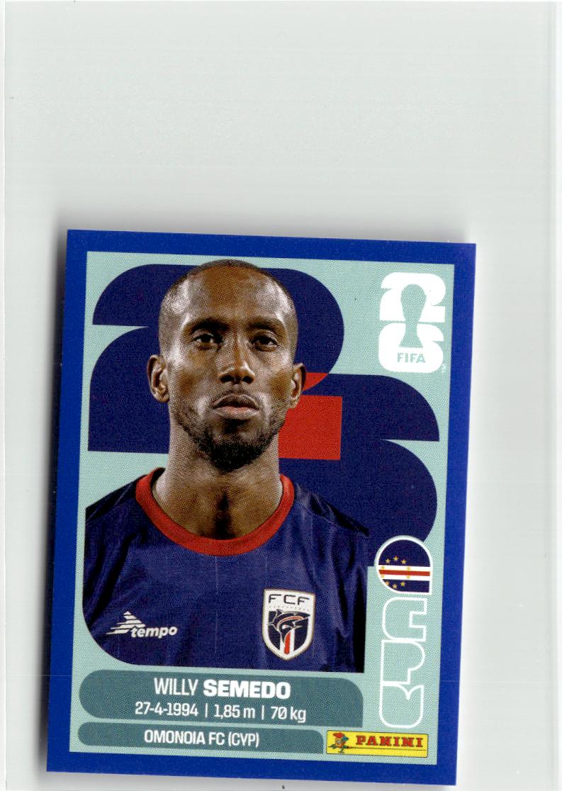 2026 Panini FIFA World Cup Stickers Willy Semedo Blue #CPV19 Cape Verde