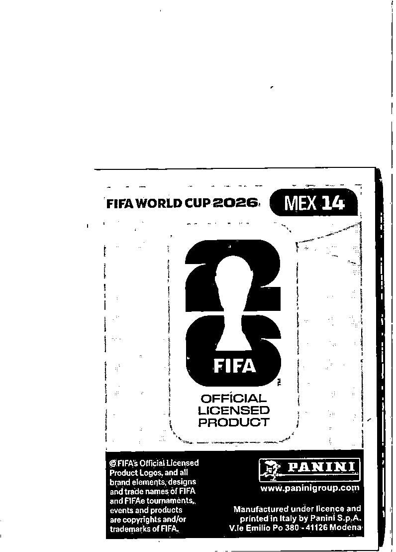 2026 Panini FIFA World Cup Stickers Érick Sánchez Blue #MEX14 Mexico