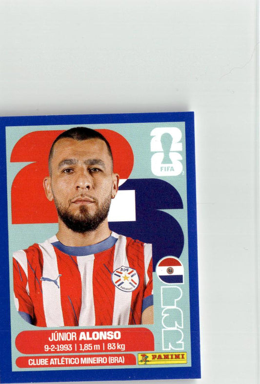 2026 Panini FIFA World Cup Stickers Junior Alonso Blue #PAR8 Paraguay