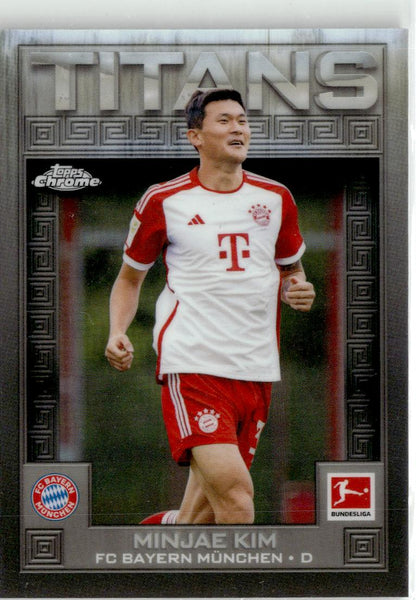 2023-24 Topps Chrome Bundesliga Minjae Kim Titans #TI-8 FC Bayern Munchen