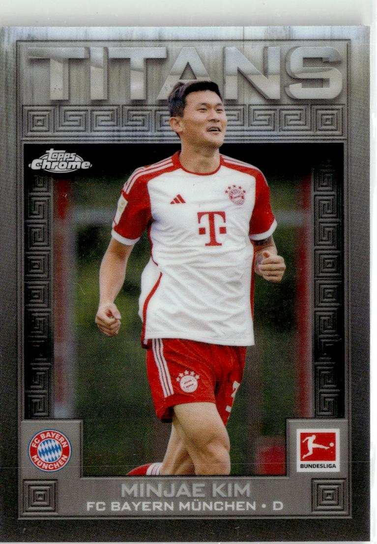 2023-24 Topps Chrome Bundesliga Minjae Kim Titans #TI-8 FC Bayern Munchen