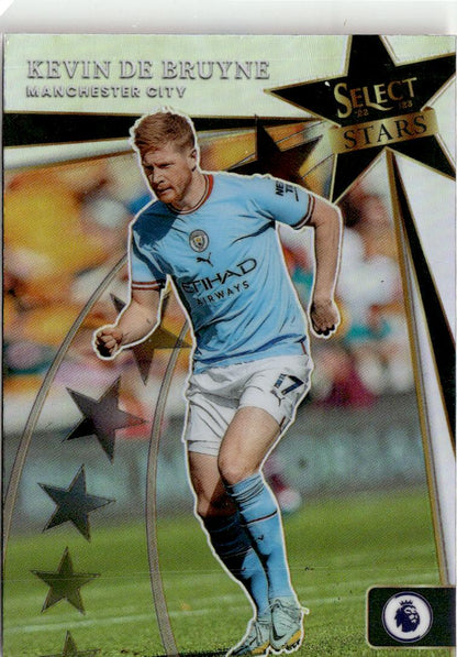 2022-23 Panini Select Premier League Kevin De Bruyne Select Stars #3 Manchester