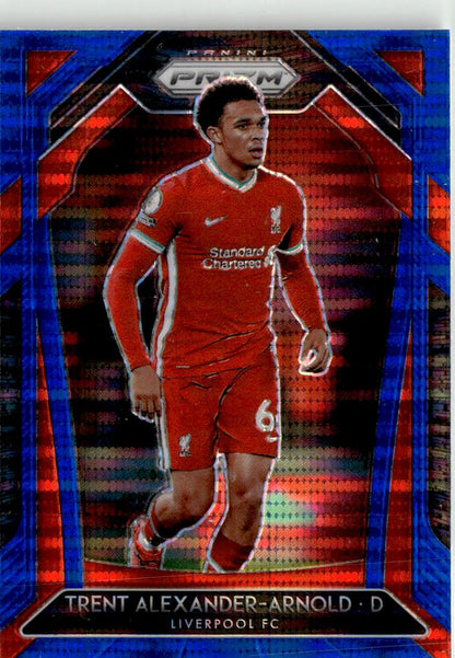 2020-21 Panini Prizm PL #242 Trent Alexander-Arnold Blue Pulsar Prizm