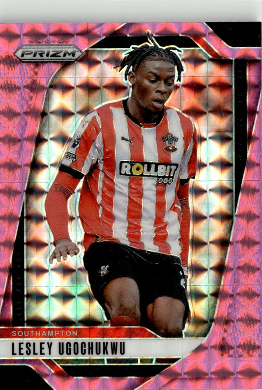 2024-25 Panini Prizm Premier League Lesley Ugochukwu Pink Mosaic #295