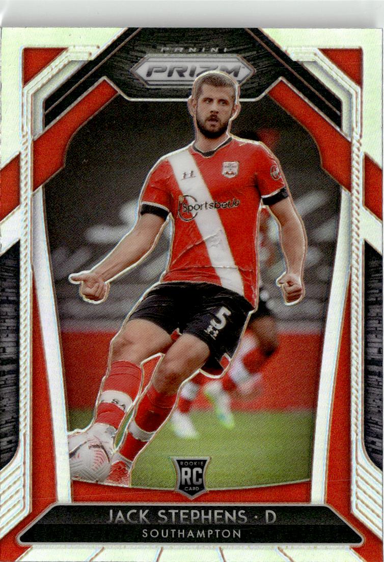 2020-21 Panini Prizm Premier League Jack Stephens Silver Prizm #80 Southampton