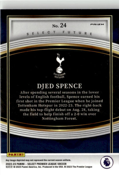 2022-23 Panini Select Premier League #24 Djed Spence Select Future