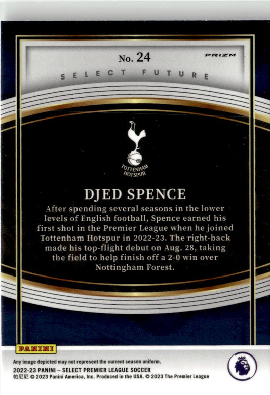 2022-23 Panini Select Premier League #24 Djed Spence Select Future