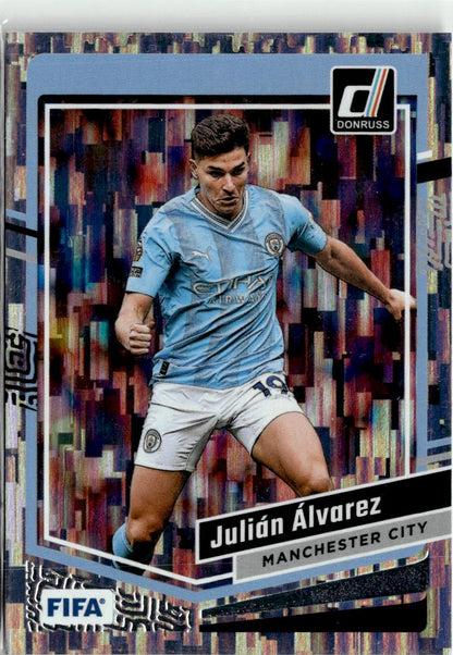 2023-24 Donruss Julian Alvarez Silver #90 Manchester City