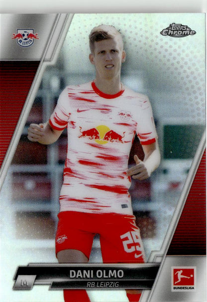 2021-22 Topps Chrome Bundesliga Dani Olmo Refractors #60 RB Leipzig