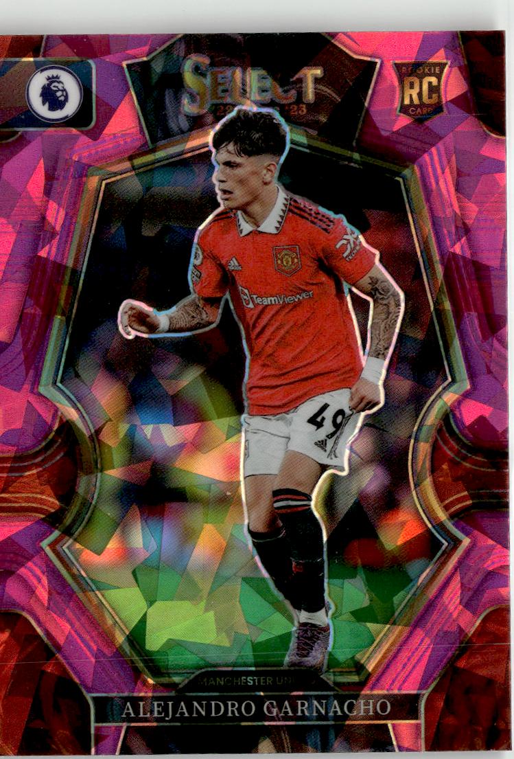 2022-23 Panini Select Premier League #170 Alejandro Garnacho Pink Ice
