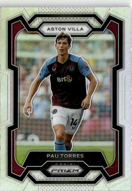 2023-24 Panini Prizm Premier League Pau Torres Silver #119 Aston Villa