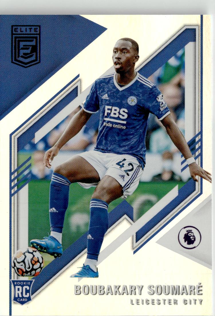 2021-22 Donruss Elite Premier League Boubakary Soumare #187 Leicester City