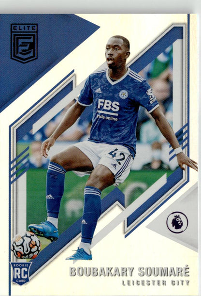 2021-22 Donruss Elite Premier League Boubakary Soumare #187 Leicester City