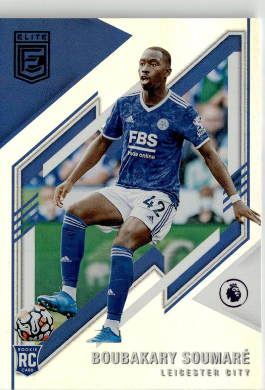 2021-22 Donruss Elite Premier League Boubakary Soumare #187 Leicester City