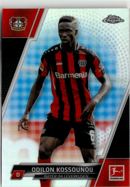 2021-22 Topps Chrome Bundesliga #68 Odilon Kossounou Refractors